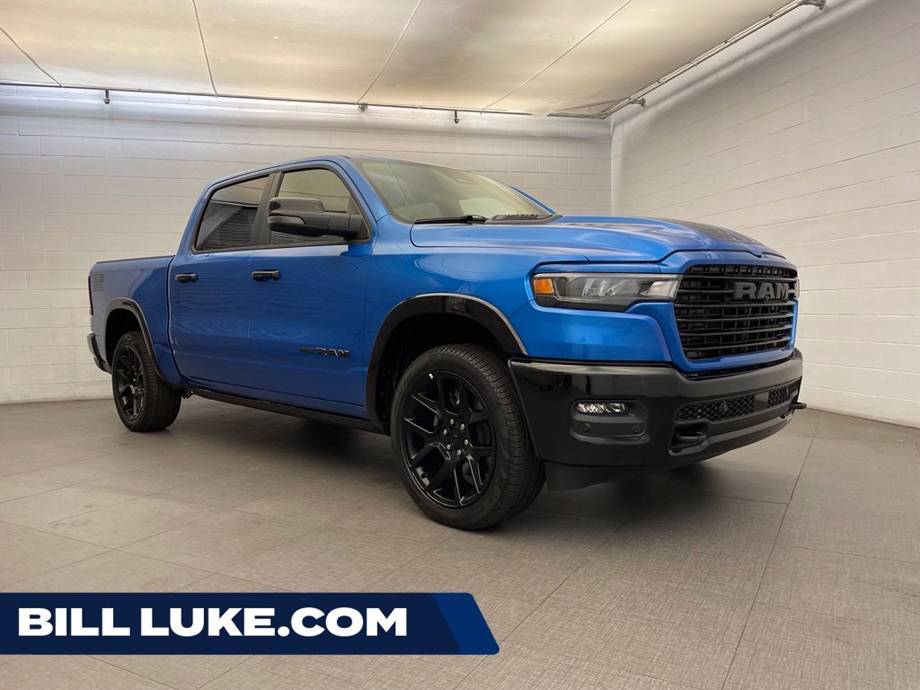 New 2026 Hydro Blue Pearl-Coat Exterior Paint RAM Laramie America 250 image 1
