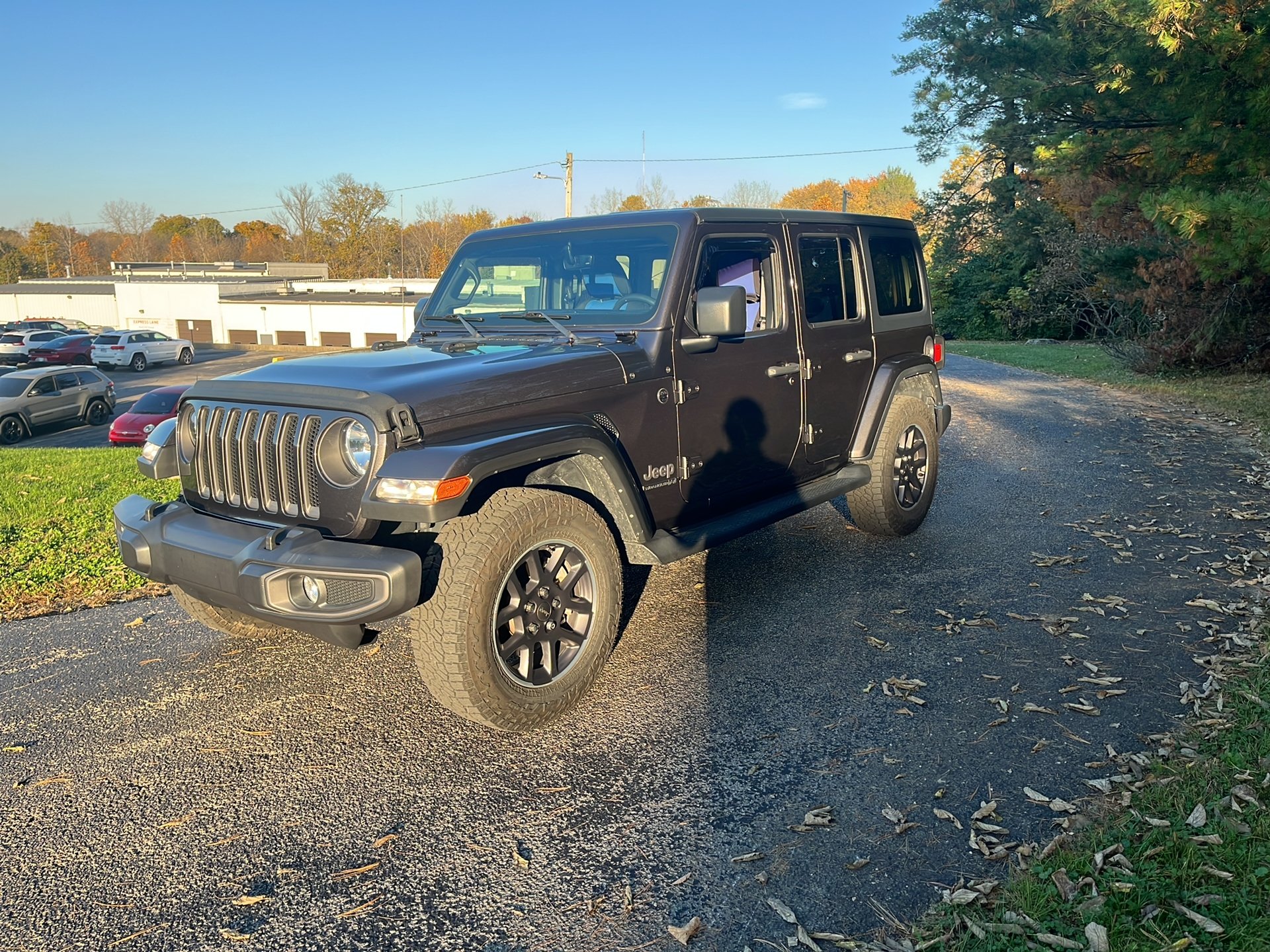 Used 2021 Granite Crystal Metallic Clear Coat Jeep Sport 80th Anniversary image 7