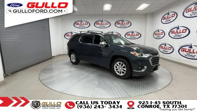 Used 2019 Chevrolet Traverse 1LT with VIN 1GNERGKW2KJ205121 for sale in Conroe, TX