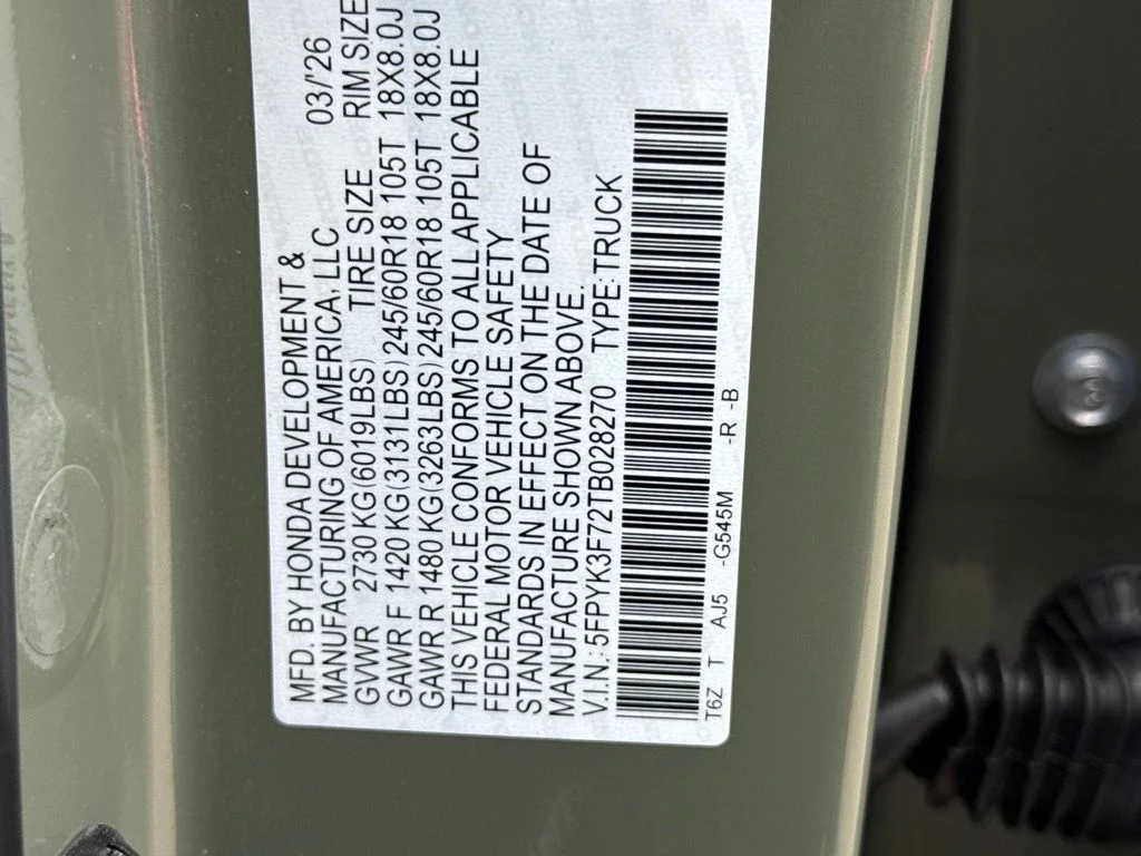 New 2026 Ash Green Metallic Honda TrailSport+ image 27