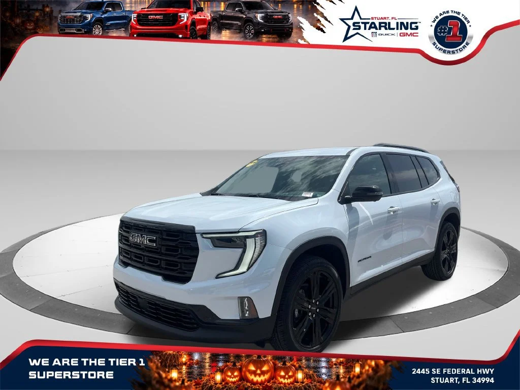 New 2026 Glacier White Tricoat GMC Elevation image 1