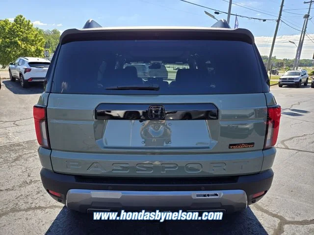 New 2026 Ash Green Metallic Honda TrailSport Elite Blackout image 5