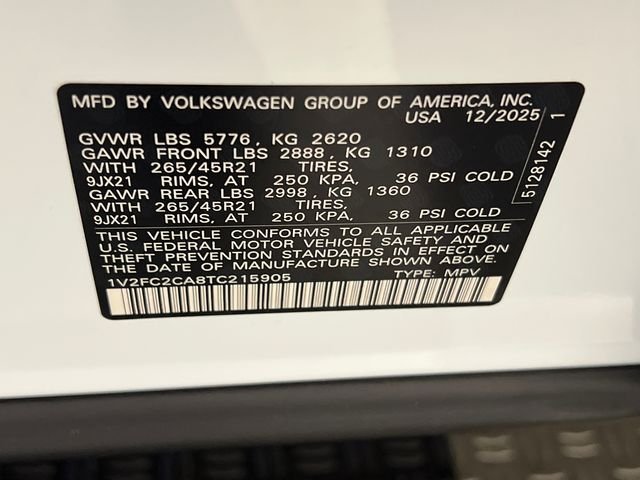 New 2026 White Volkswagen SEL Premium R-Line image 22