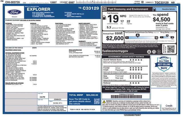 New 2026 Space White Metallic Ford Tremor® image 35