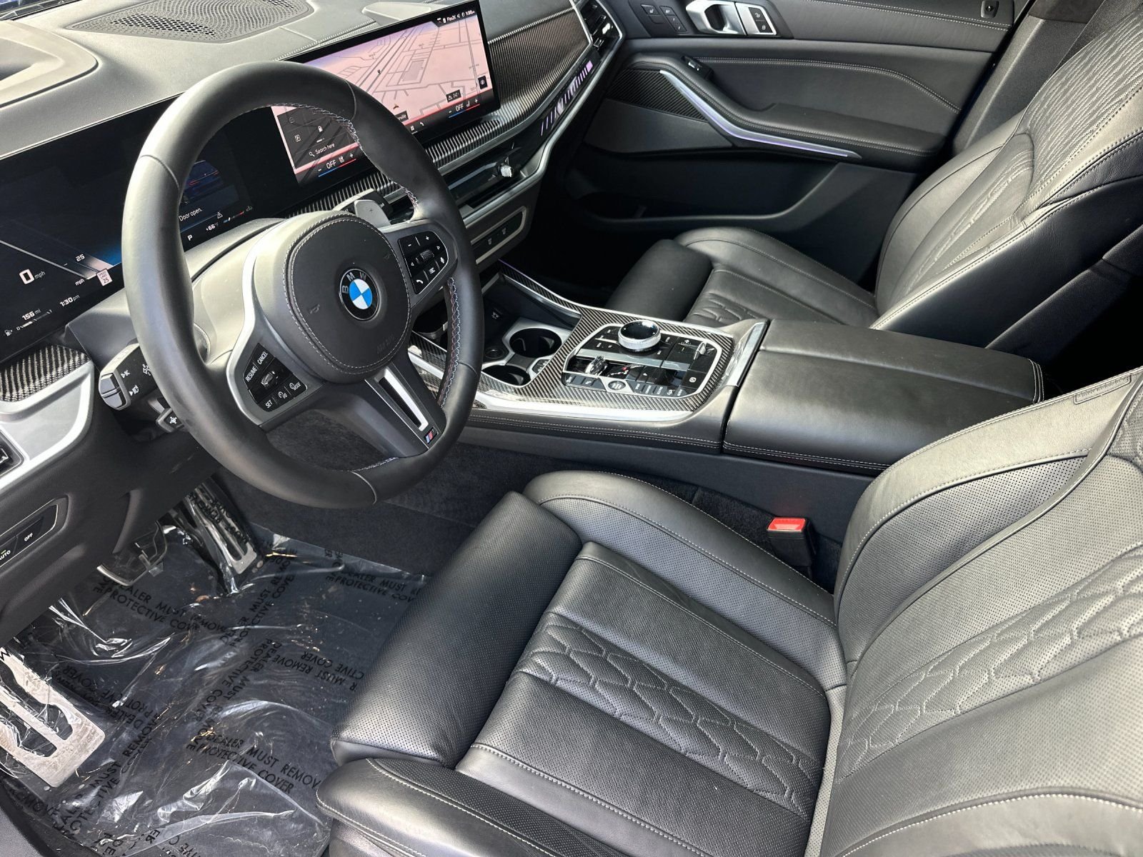 Used 2025 Marina Bay Blue Metallic BMW M60i image 8