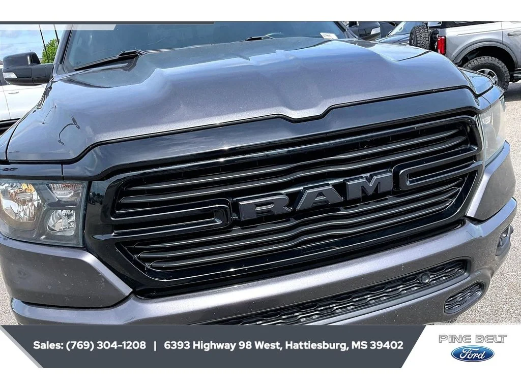 Used 2021 Granite Crystal Clearcoat Metallic Ram Big Horn image 21