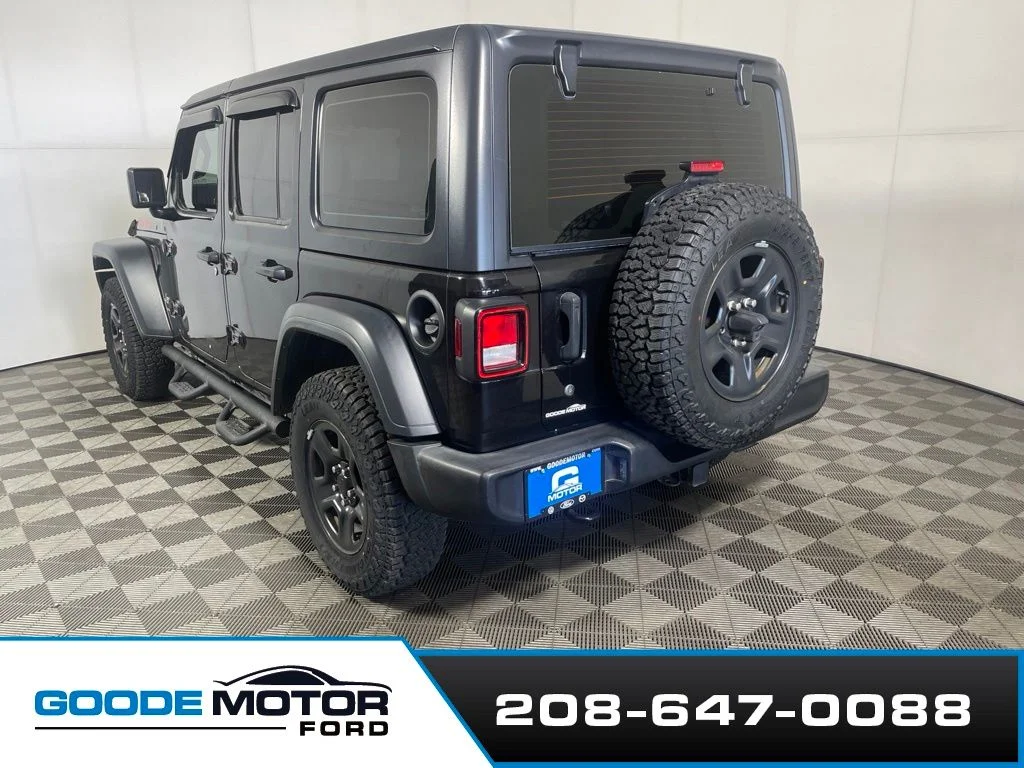 Certified Used 2018 Black Clearcoat Jeep Unlimited Sport image 5