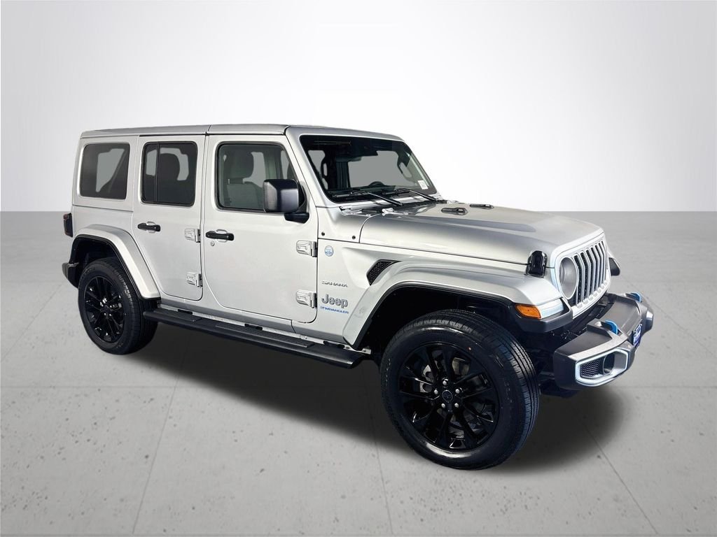 Certified Used 2024 Silver Jeep Sahara 4xe image 5
