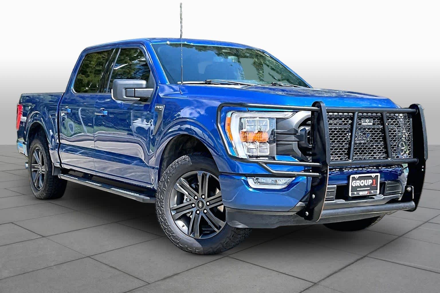 Used 2022 Atlas Blue Metallic Ford XLT image 3