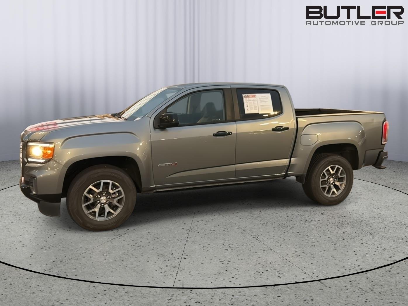 Used 2021 Satin Steel Metallic GMC 4WD AT4 w/Leather image 3