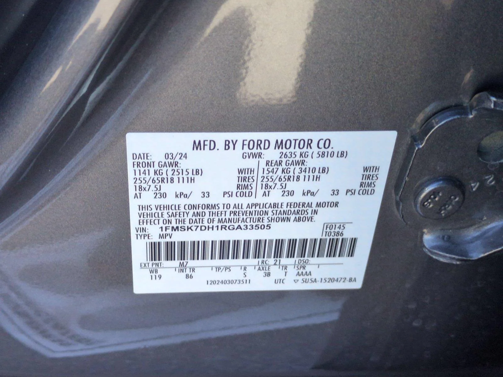 Used 2024 Carbonized Gray Ford XLT image 40
