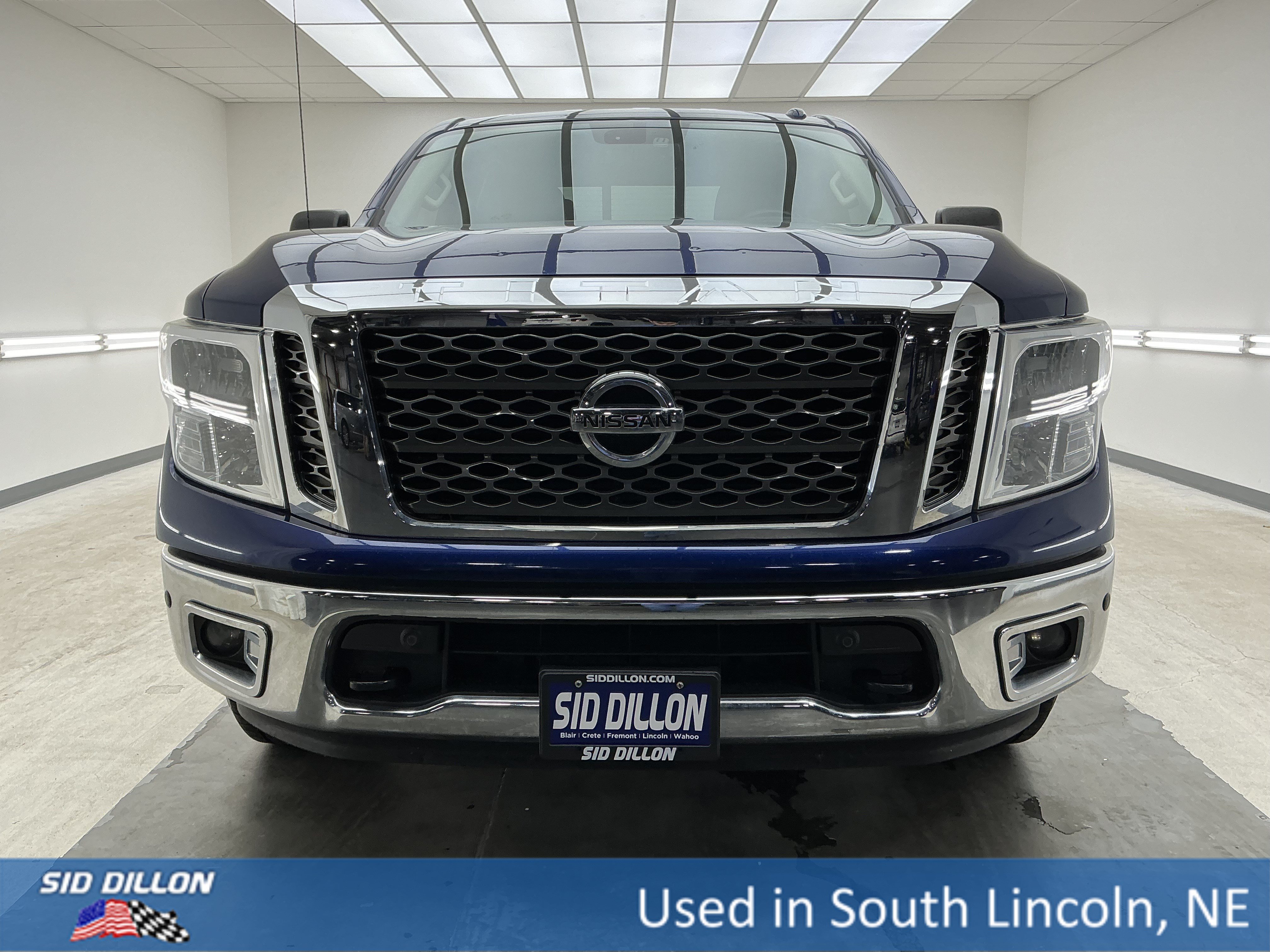 Used 2017 Deep Blue Pearl Nissan SV image 2