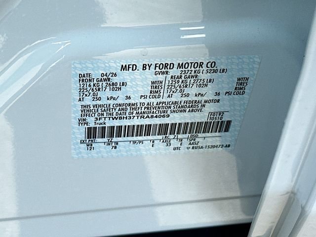 New 2026 Oxford White Ford XLT image 62