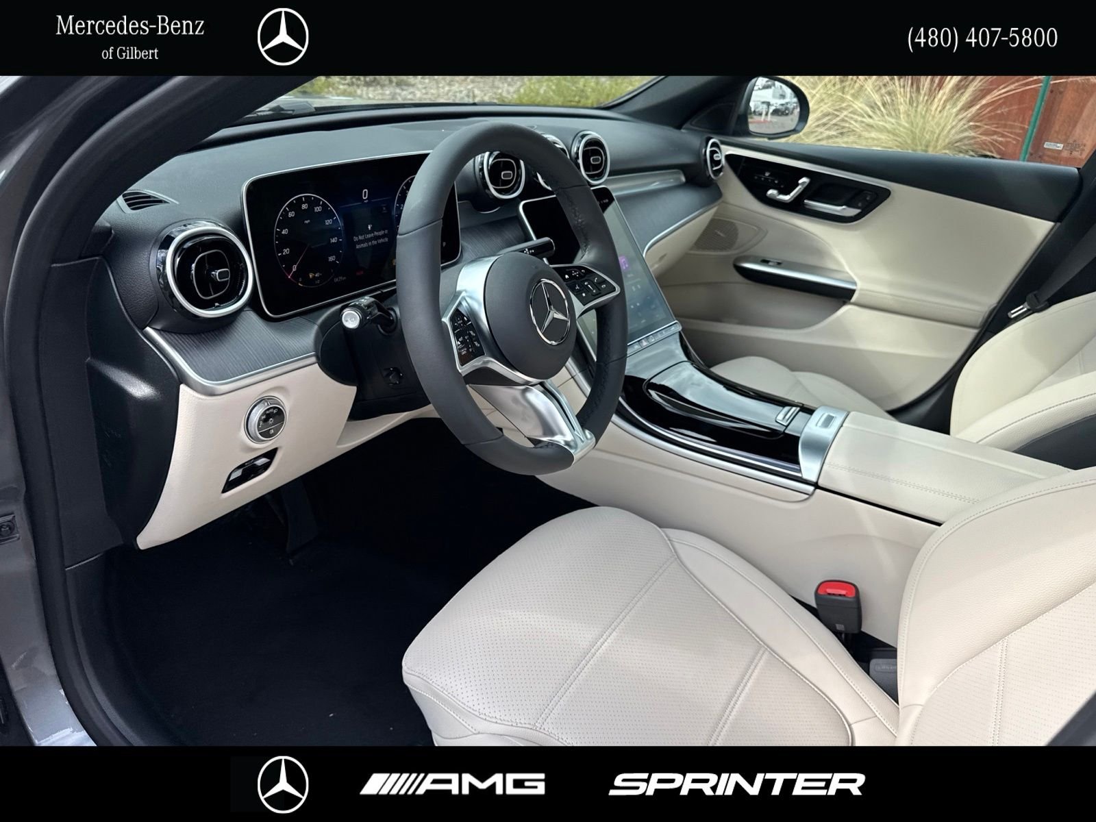 New 2026 Selenite Grey Metallic Mercedes-Benz C 300 image 11