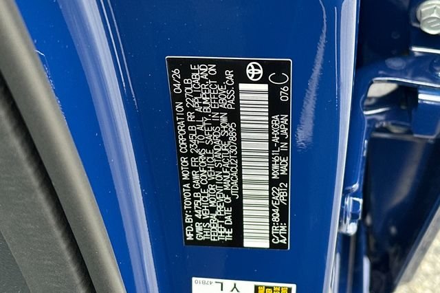 New 2026 Reservoir Blue Toyota XSE image 32