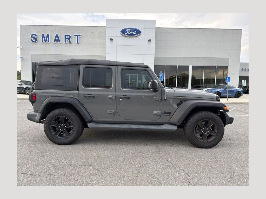 Used 2020 Sting Gray Clearcoat Jeep Unlimited Sport Altitude image 1