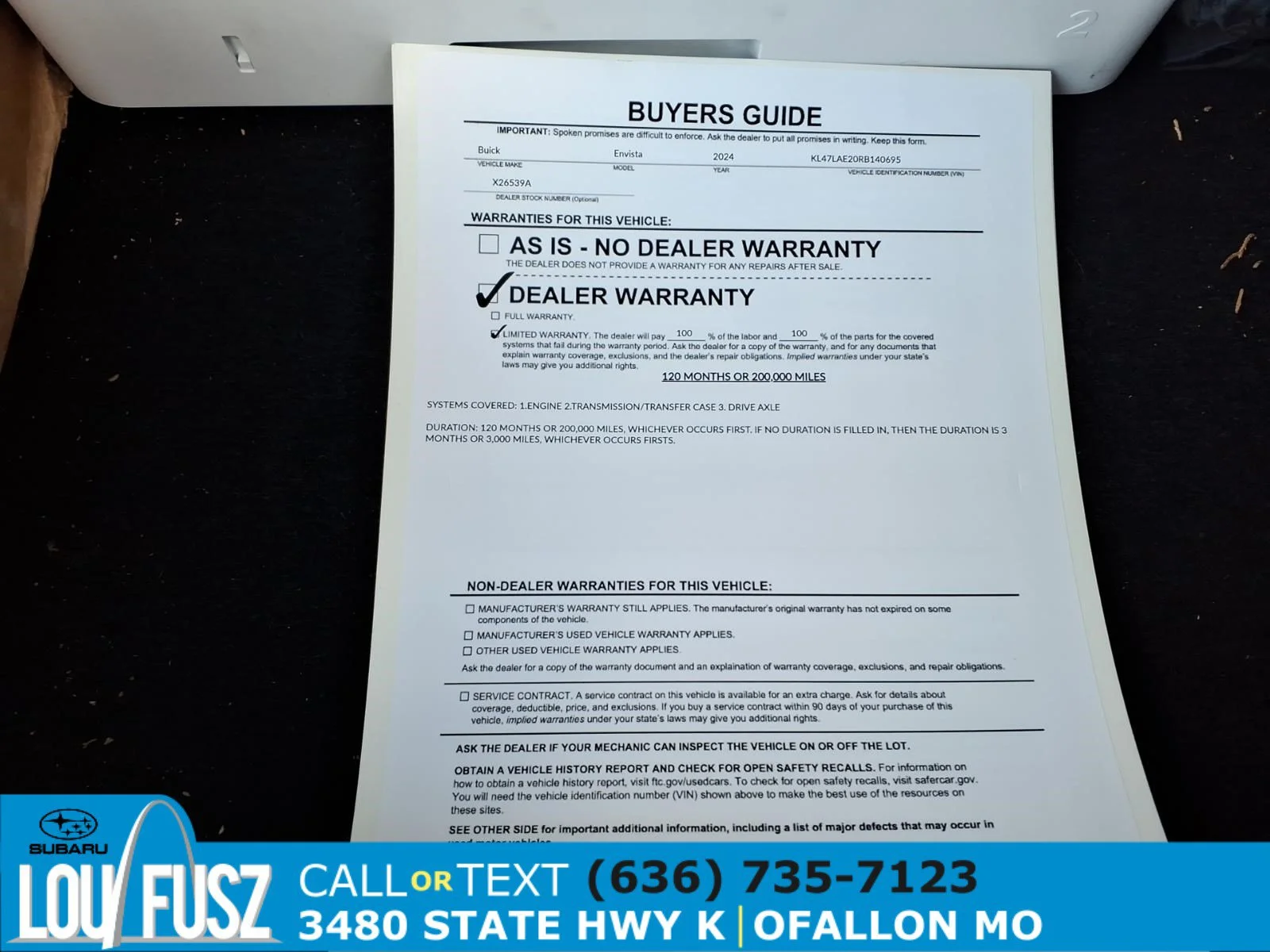 Used 2024 Cinnabar Metallic Buick Preferred image 35