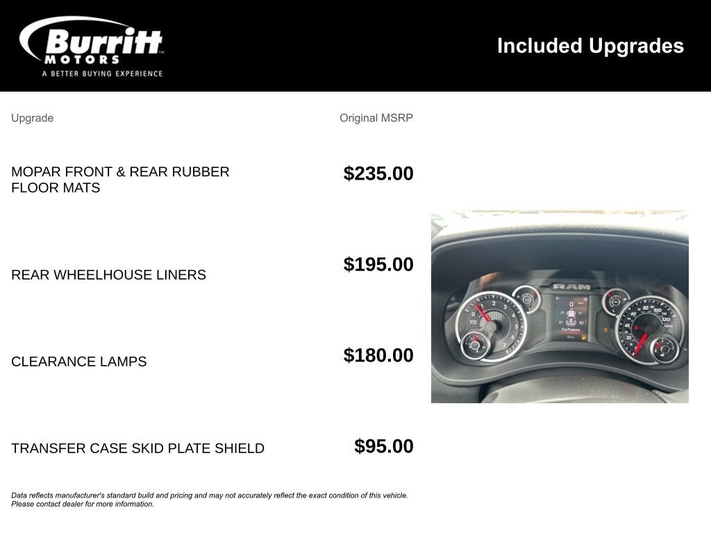 New 2026 Diamond Black Crystal Pearlcoat RAM Tradesman image 7