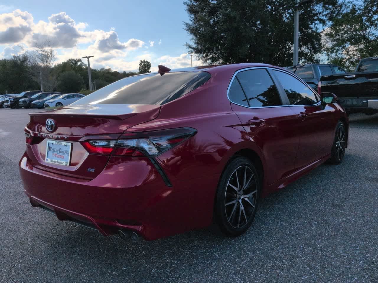 Used 2024 Supersonic Red Toyota SE image 6