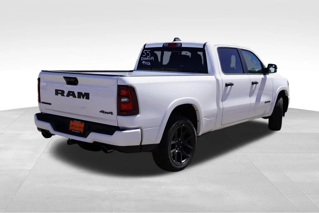 New 2026 Bright White Clear-Coat Exterior Paint RAM Laramie image 3