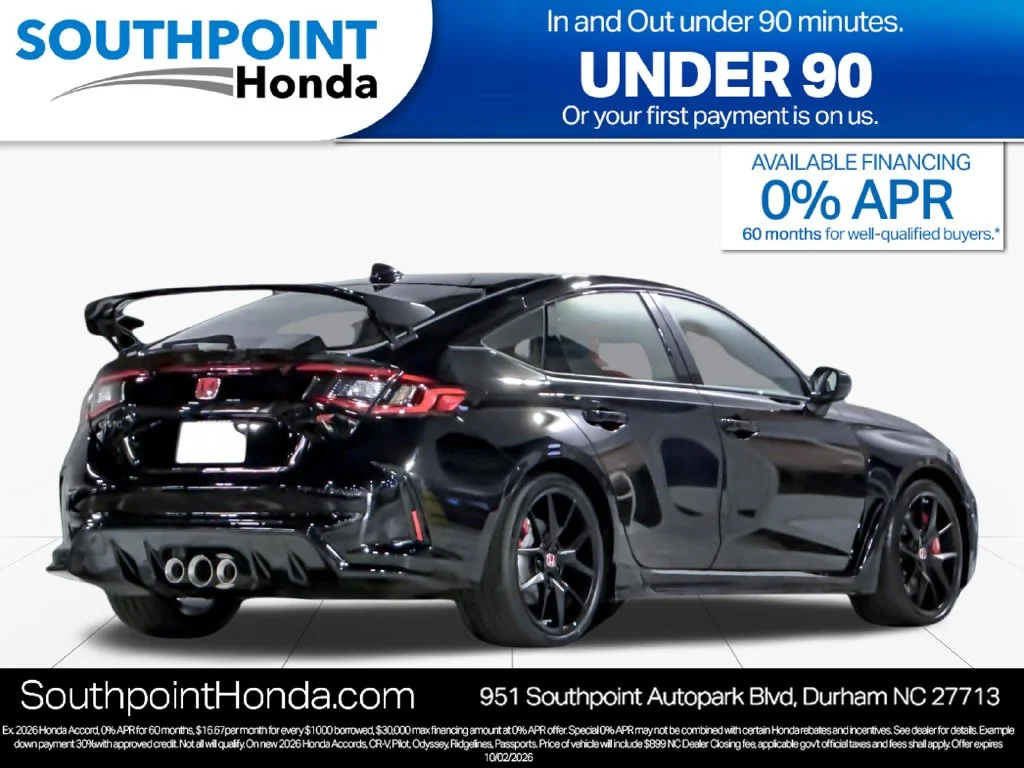 New 2026 Crystal Black Pearl Honda  image 3