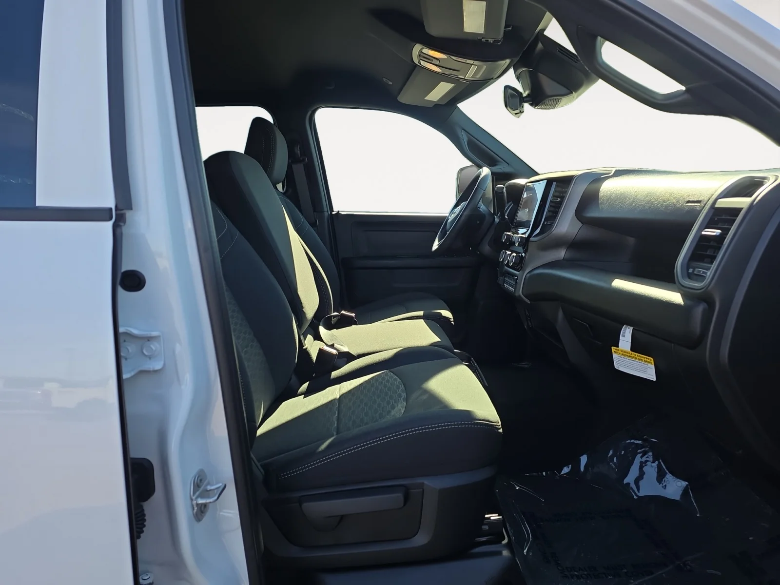 New 2027 Bright White Clearcoat Ram Black Express image 10