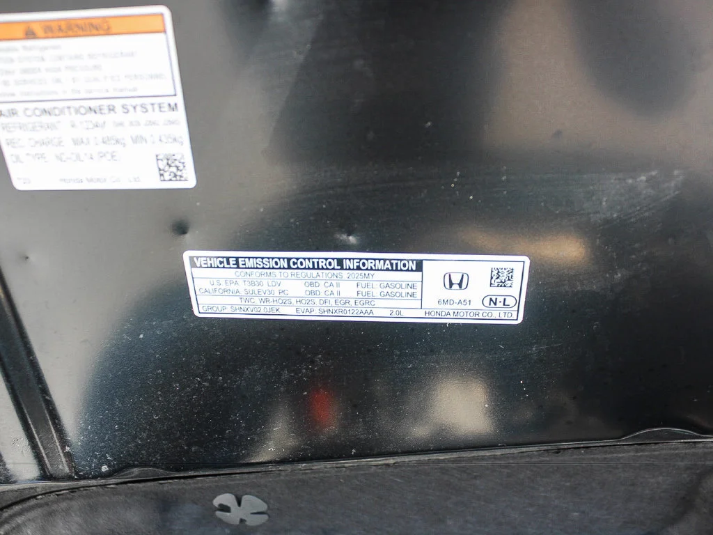 Certified Used 2025 Crystal Black Pearl Honda Sport image 56