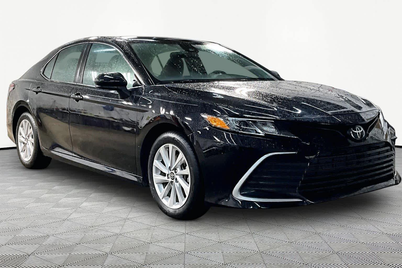 Used 2024 Midnight Black Metallic Toyota LE image 3