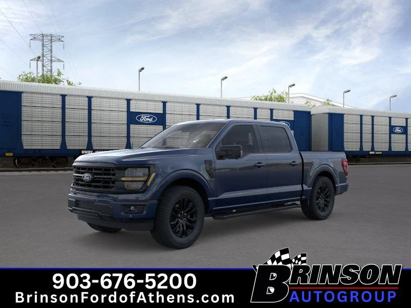 New 2026 Antimatter Blue Ford XLT image 1