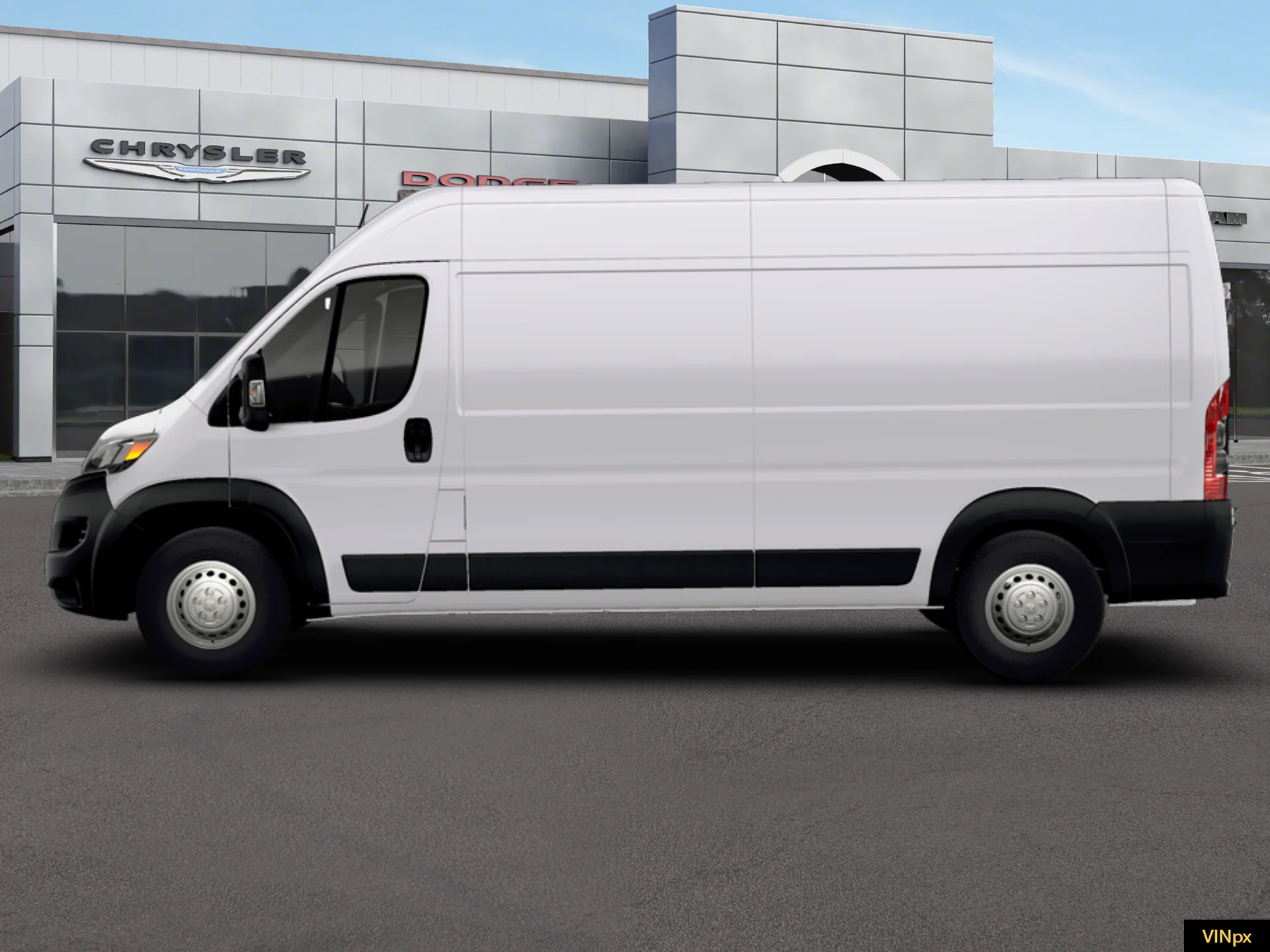 New 2026 Bright White Clear-Coat Exterior Paint Ram Tradesman image 15