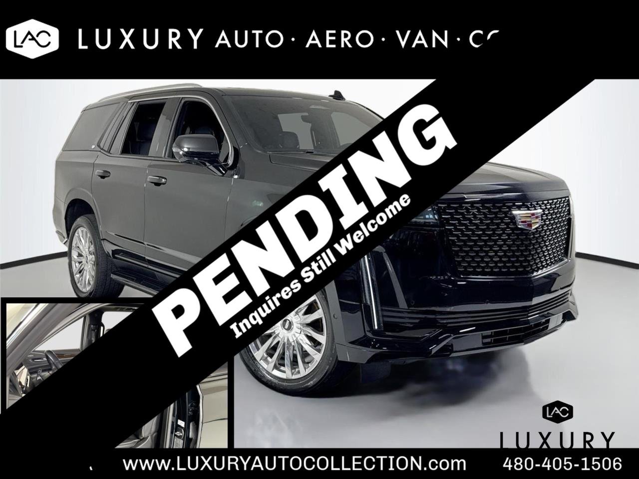 Used 2023 Black Raven Cadillac 4WD Premium Luxury | Super Cruise | Rear Seat Entertainment image 1