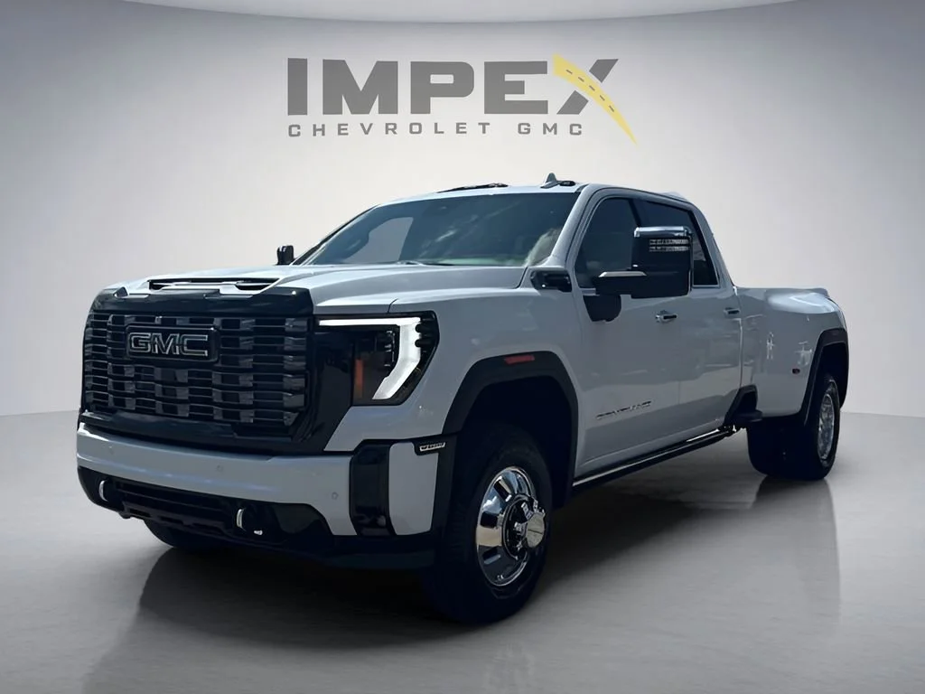 New 2026 Glacier White Tricoat GMC Denali Ultimate DRW image 1