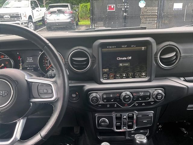 Used 2021 Bright White Clearcoat Jeep Unlimited Sahara image 6