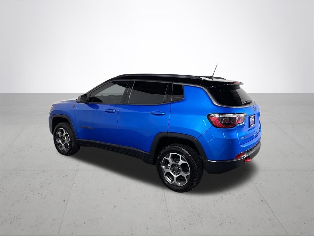 Used 2022 Laser Blue Jeep Trailhawk image 8