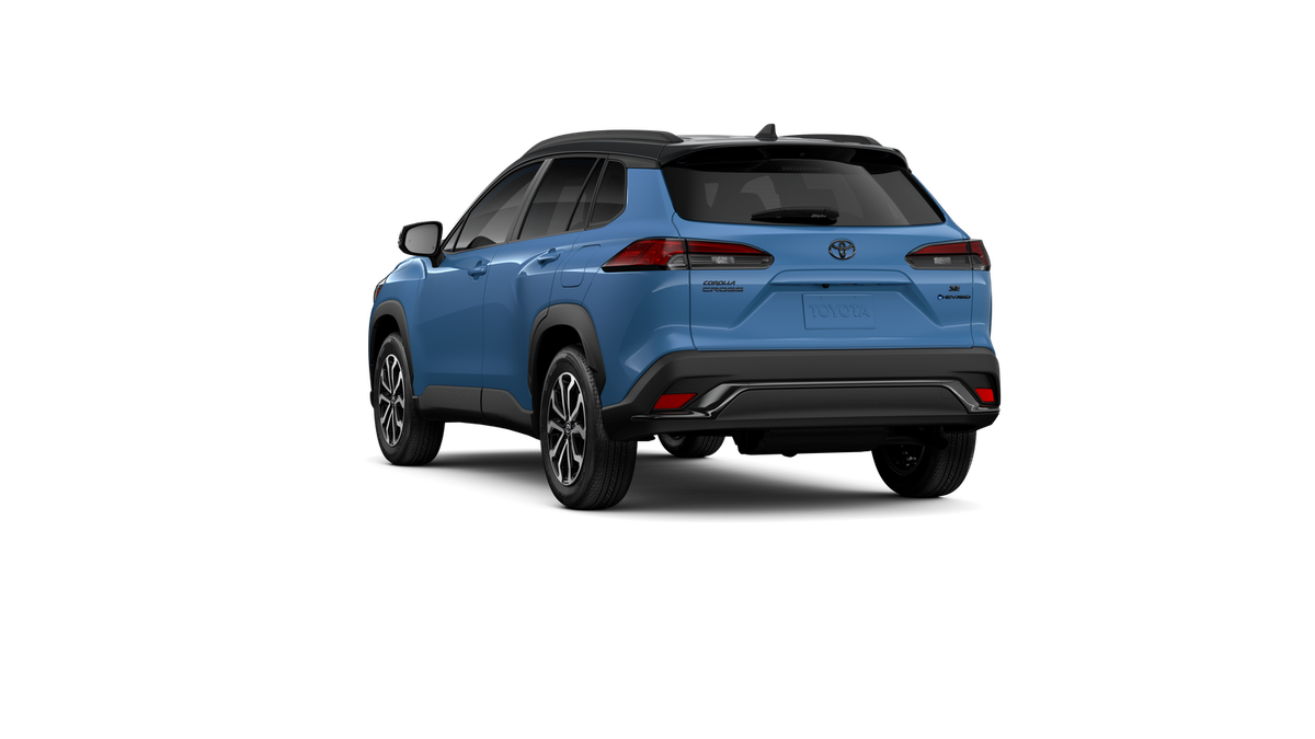 New 2026 Cavalry Blue with Jet Black roof Toyota Hybrid SE image 8
