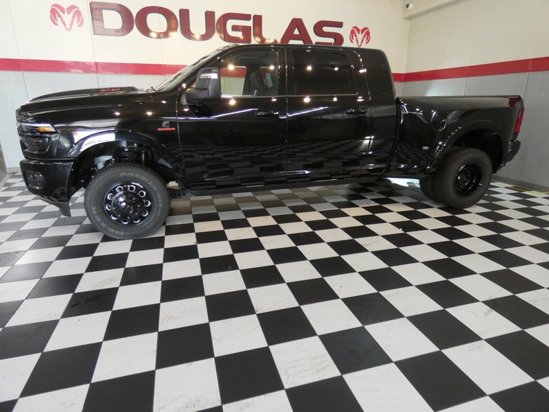 New 2026 Diamond Black Crystal Pearlcoat RAM Limited Mega Cab 6