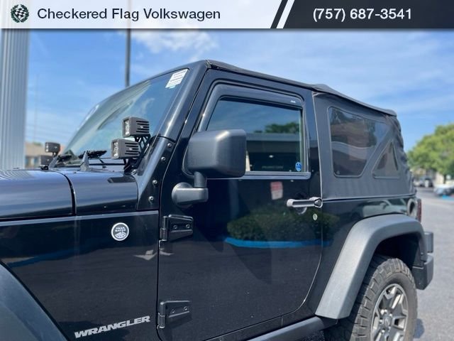 Used 2014 Black Clearcoat Jeep Rubicon image 2