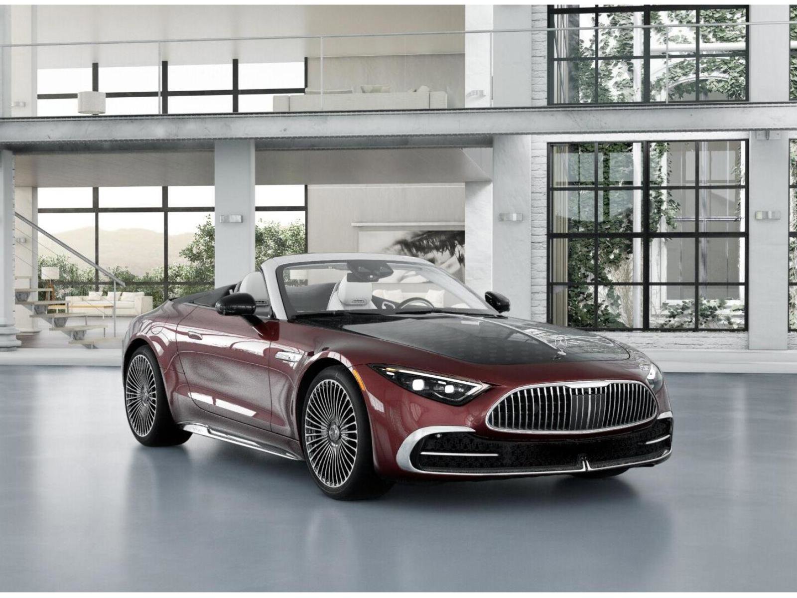 New 2026 MANUFAKTUR exclusive barolo red metallic Mercedes-Benz Maybach SL 680 Monogram Series image 10
