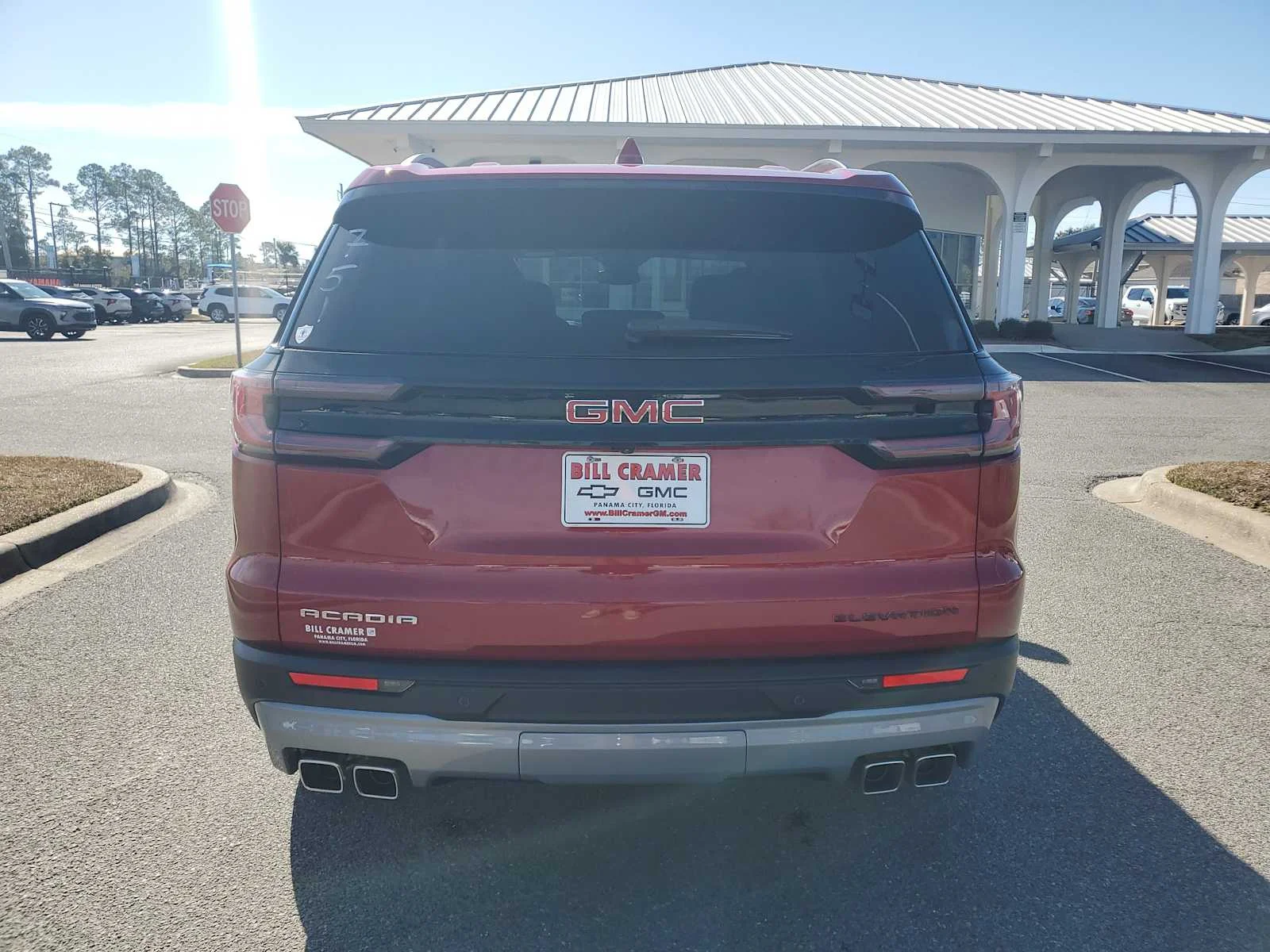 New 2025 Volcanic Red Tintcoat GMC Elevation image 4