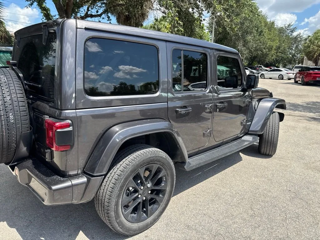 Used 2021 Gray Jeep Unlimited Sahara High Altitude image 7