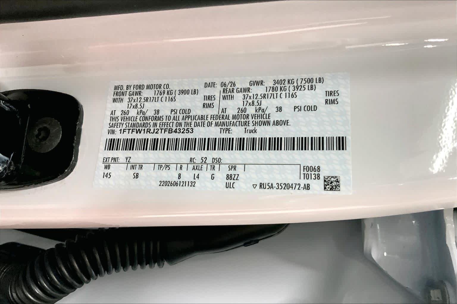 New 2026 Oxford White Ford Raptor image 19