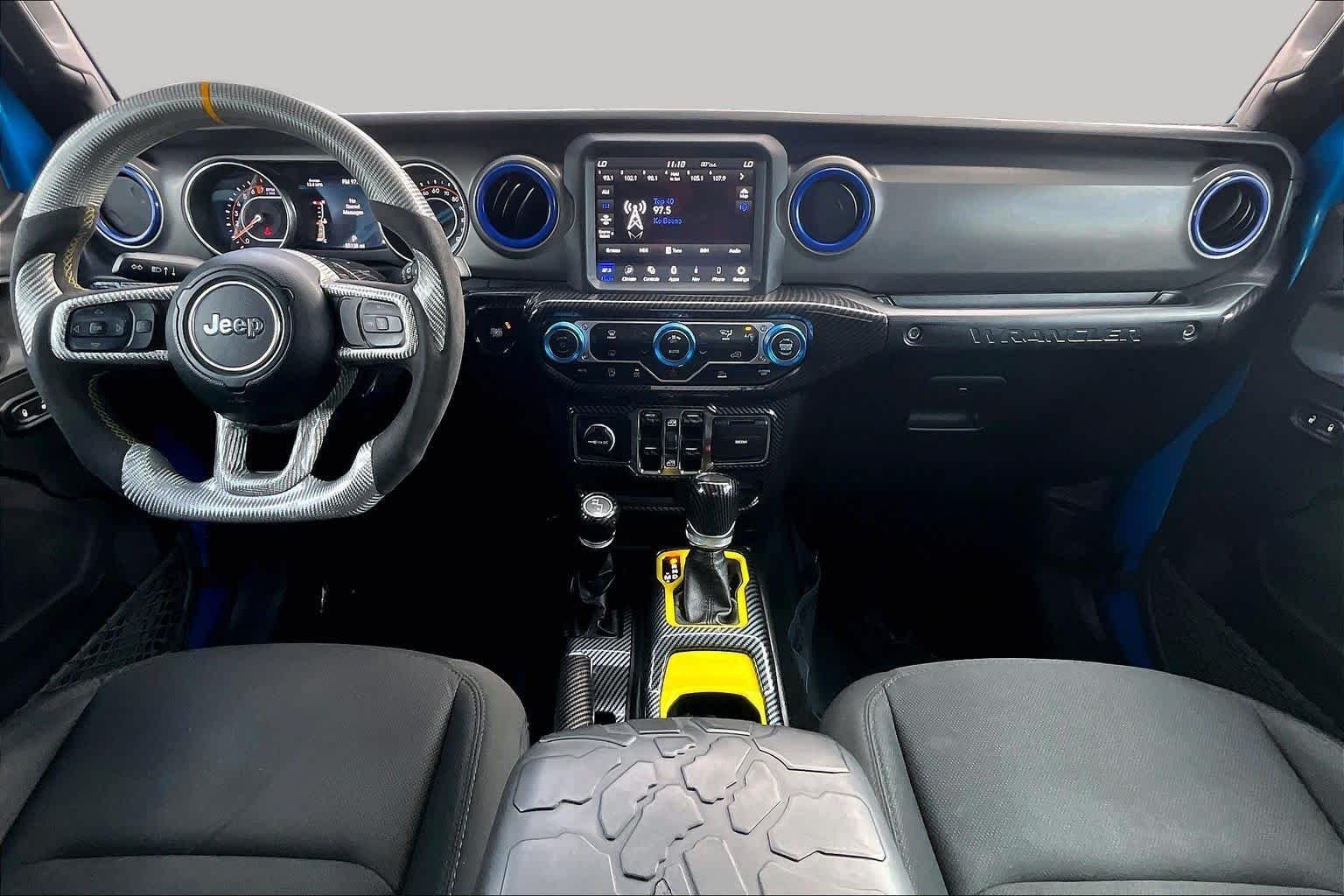 Used 2022 Hydro Blue Pearlcoat Jeep Unlimited High Tide image 15