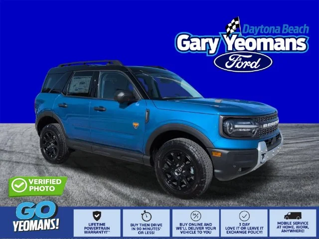 New 2026 Velocity Blue Metallic Ford Badlands® image 1
