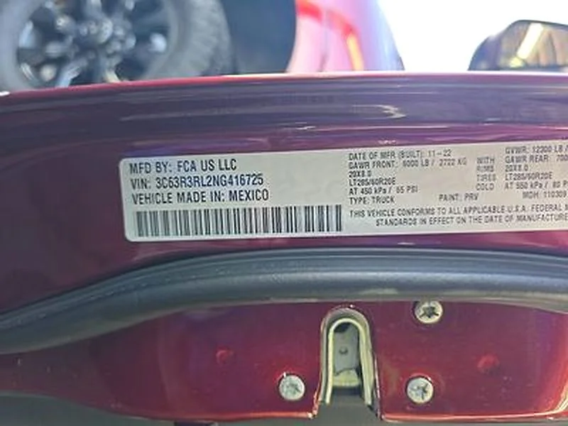 Used 2022 Red Ram Limited image 15