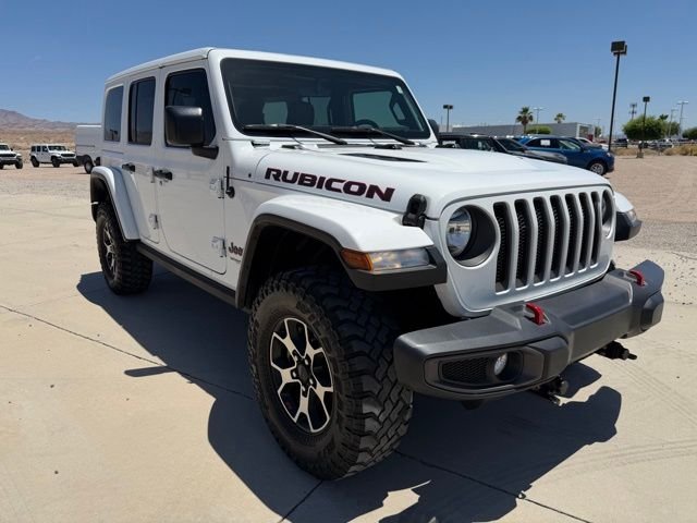 Used 2021 White Jeep Unlimited Rubicon image 2