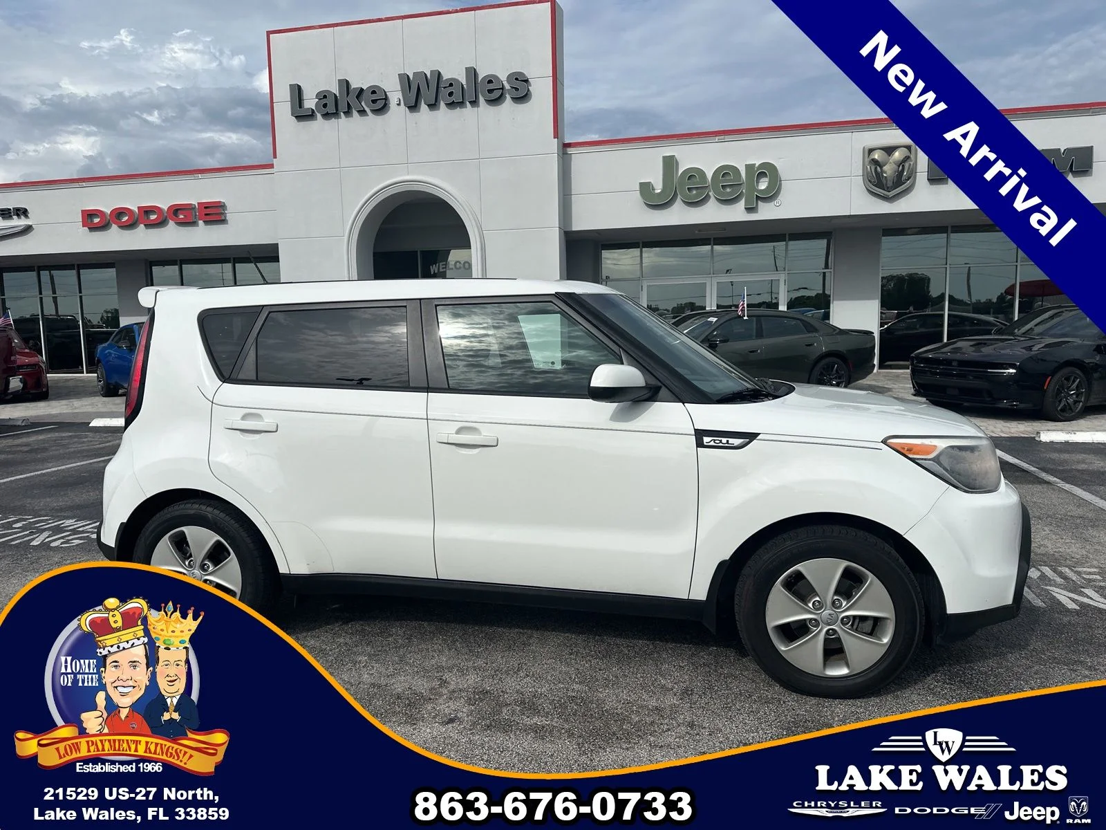 Used 2016 Kia Soul Base with VIN KNDJN2A28G7850607 for sale in Davenport, FL