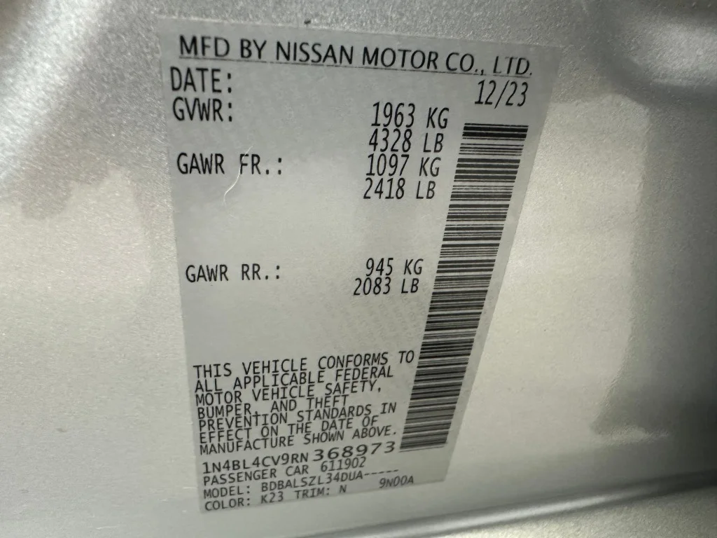 Certified Used 2024 Brilliant Silver Metallic Nissan 2.5 SR image 36
