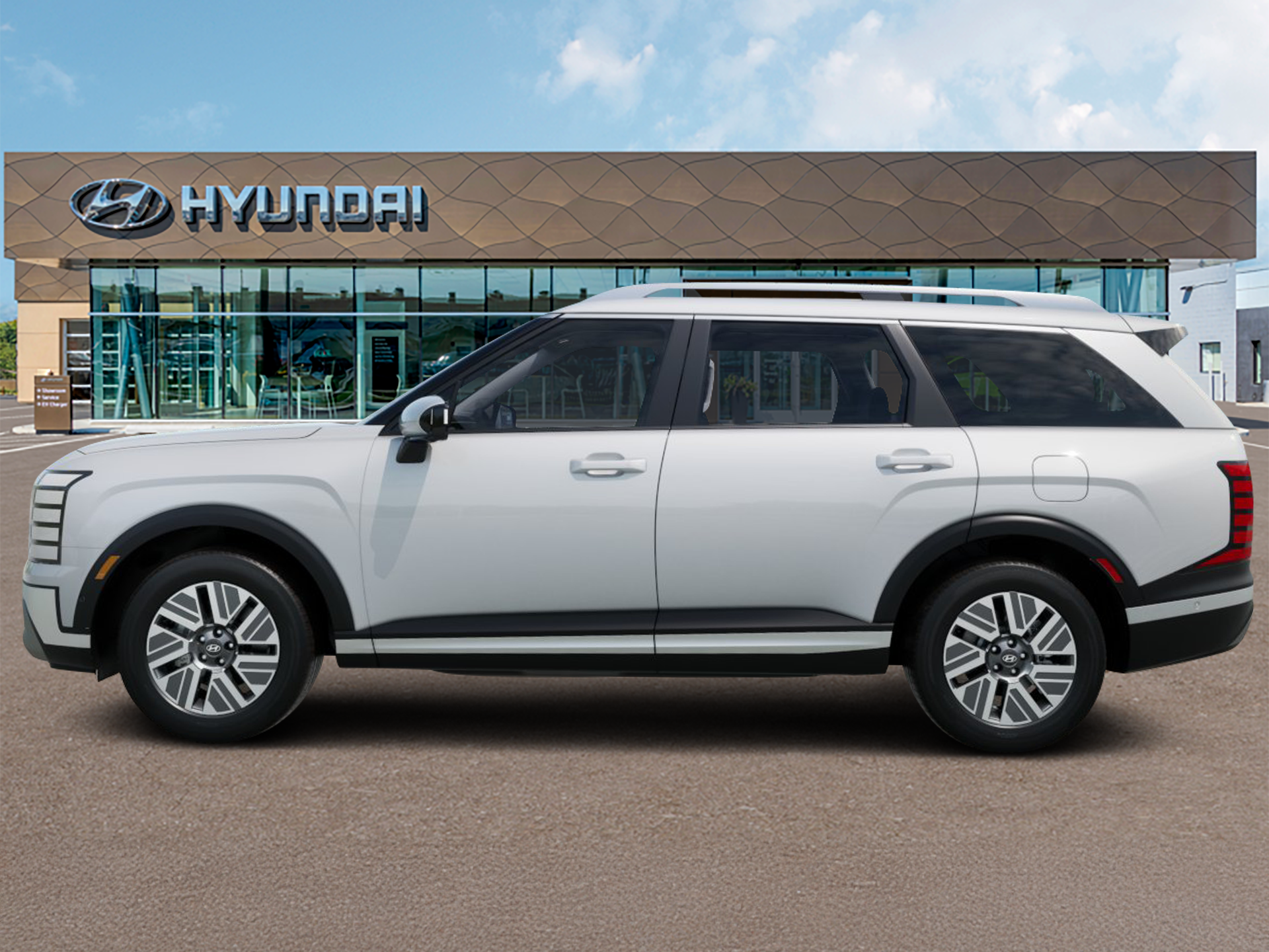 New 2027 White Hyundai Blue SEL Premium 7P image 3