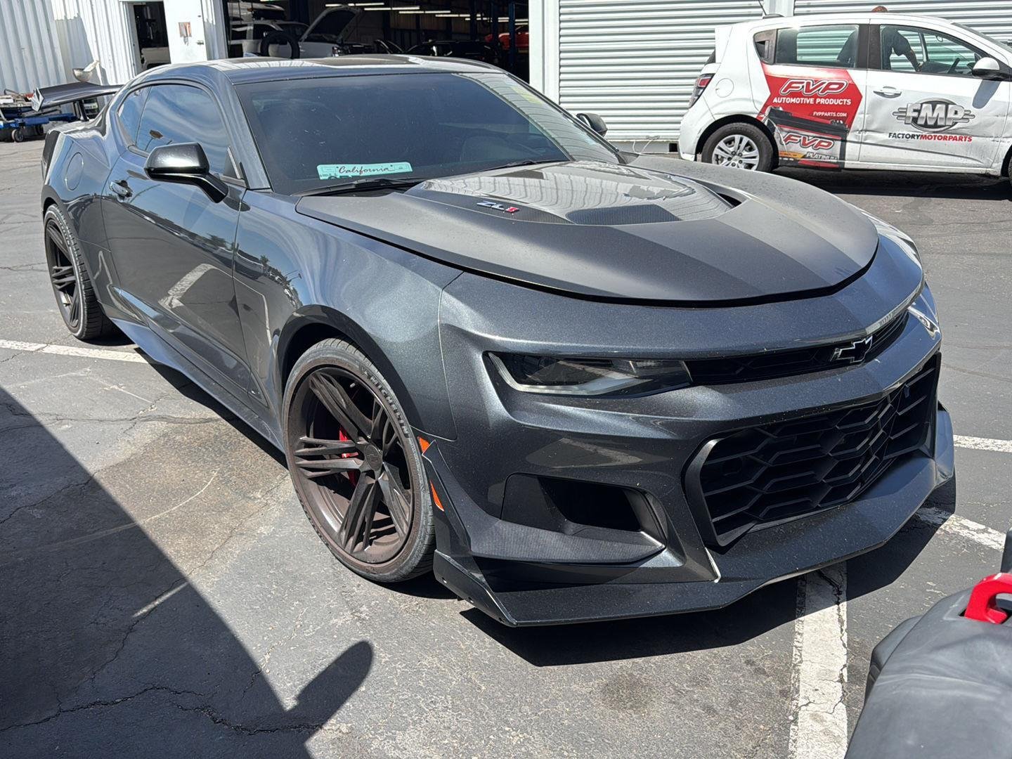 Certified Used 2018 NIGHTFALL GRAY METALLIC Chevrolet ZL1 image 2