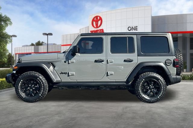 Used 2022 Gray Jeep Unlimited Willys image 8